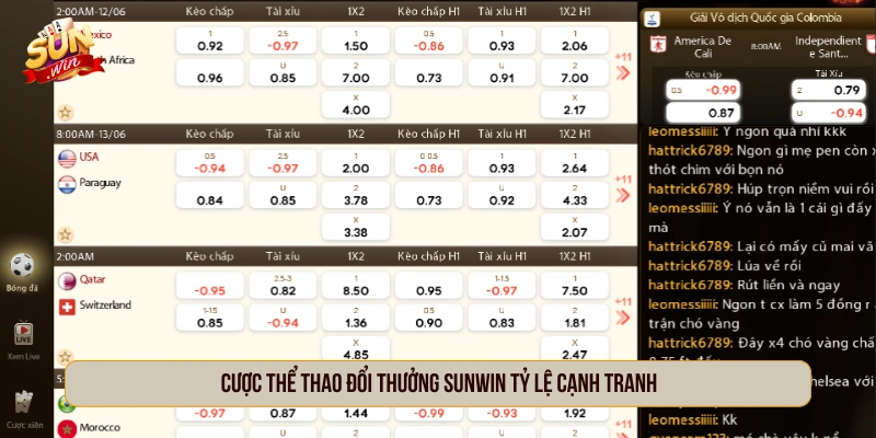 SUNWIN (Sun Win) – Cổng game uy tín, đa dạng trò chơi 2026 Cược thể thao đổi thưởng SUNWIN tỷ lệ cạnh tranh