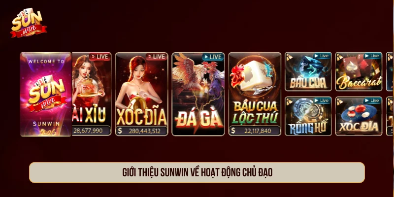 Giới thiệu SUNWIN Về Cổng Game Đổi Thưởng Xanh Chín Giới thiệu SUNWIN về hoạt động chủ đạo