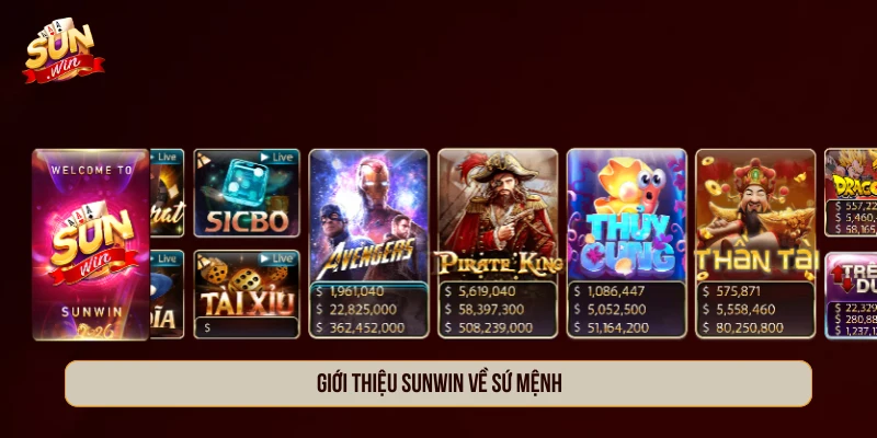 Giới thiệu SUNWIN Về Cổng Game Đổi Thưởng Xanh Chín Giới thiệu SUNWIN về sứ mệnh