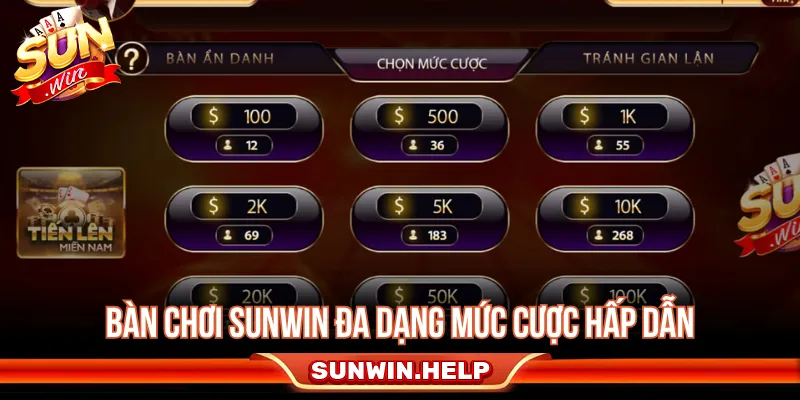 Sunwin 🎖️ Tải Sun Win iOS/APK Chính Thức Mừng Đại Lễ 30/4 Bàn cược game bài tại SUNWIN với nhiều mệnh giá để bạn lựa chọn
