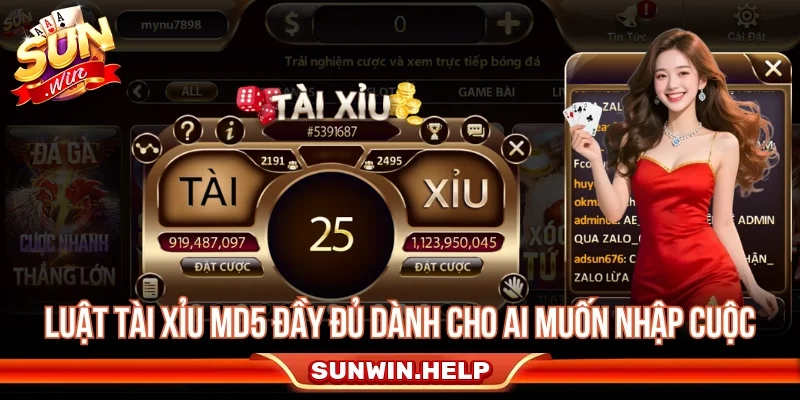 Luật tài xỉu MD5 đầy đủ dành cho ai muốn nhập cuộc