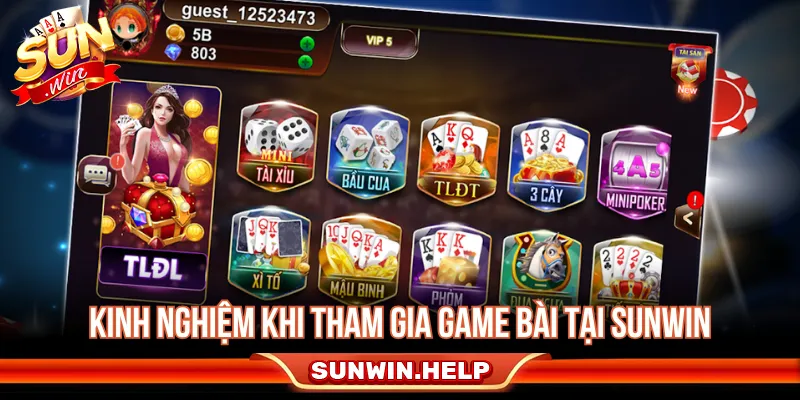 Nắm rõ các kinh nghiệm để tham gia game bài dễ thắng lớn